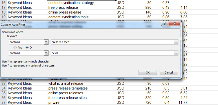 Using Excel Filter to Delete Rows with Specific Text Step 5